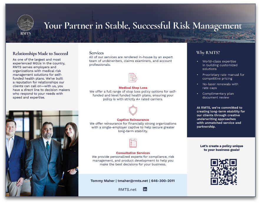Your Partner in Stable, Successful Risk Management